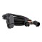 CURT 7-ft 5th Wheel Gooseneck Extension Harness for Trailers 7-foot CURT extension harness with dual-output socket for truck bed and rear socket.