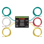 CURT Electrical Converter for Towing Tail Light Connections CURT electrical converter for converting 2-wire to 3-wire vehicle to trailer systems