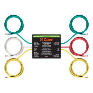 CURT Electrical Converter for Towing Tail Light Connections CURT electrical converter for converting 2-wire to 3-wire vehicle to trailer systems