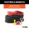 CURT Taillight Converter for Universal Trailer Wiring CURT taillight converter with 4-way flat output for trailer lights