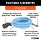 CURT Cold-Weather Replacement 7-Way RV Blade Harness - 10 Feet CURT cold-weather replacement 7-way RV blade harness with flexible casing for sub-zero temperatures, 10 feet long