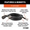 CURT 7-Way RV Blade Trailer Replacement Harness CURT 7-way RV blade replacement harness with 8-foot cable for trailer