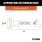 CURT 5th Wheel Gooseneck Extension Harness with 7-Way RV Blade CURT extension harness for 5th wheel or gooseneck trailers with 7-way RV blade