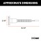CURT Electrical Adapter for 4-Way Flat to 6-Way Round Trailer Plug CURT electrical adapter, connects 4-way flat vehicle sockets to 6-way round trailer plugs with diecast construction