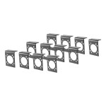CURT 7-Way RV Blade Connector Brackets for Secure Wiring CURT electrical connector brackets for mounting 7-way RV blade sockets securely.