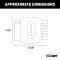 CURT Connector Tester for 5-Way Flat Trailer Lights CURT connector tester for 5-way flat socket, ensures proper function of vehicle lighting and signals