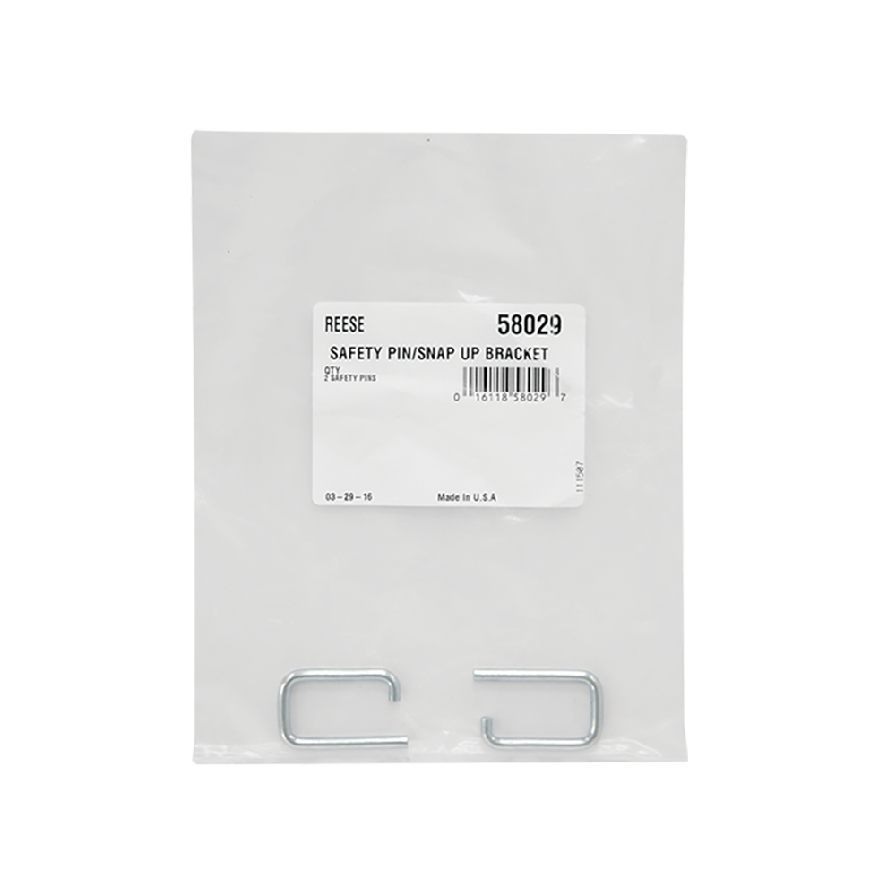 Replacement Pins for Reese and Draw-Tite Systems Replacement safety pins securing uplift brackets on Reese and Draw-Tite systems