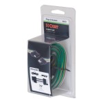CURT 4-way flat electrical connector with 72-inch bonded wire for trailers.