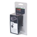 CURT 7-way Round RV Blade Rust-Free Male-End Trailer Connector CURT 7-way round RV blade trailer connector designed for trailer end with rust-free black plastic construction.