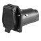 CURT 7-Way Round RV Blade Trailer Connector for Vehicles CURT 7-way round RV blade trailer connector with dust cover