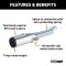 CURT 7-way Round Trailer Electrical Connector with Spring CURT 7-way round electrical connector for trailers, featuring durable die-cast metal and spring protection.