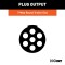 CURT 7-way Round Trailer Electrical Connector with Spring CURT 7-way round electrical connector for trailers, featuring durable die-cast metal and spring protection.