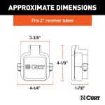 Chevrolet GMC MultiPro Multi-Flex Tailgate Protection Sensor Hitch cap sensor for Chevrolet GMC tailgate protection installed on a truck