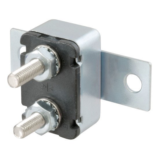 CURT Universal 20-Amp Circuit Breaker for Towing Safety Universal 20-amp circuit breaker by CURT for over-current protection