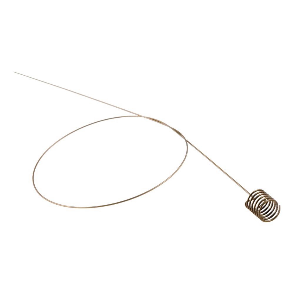 CURT fish wire aiding in trailer hitch installation with spring steel construction and 7/16 inch coil diameter.