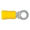 CURT Vinyl-Insulated Ring Terminals for 12-10 Gauge Wires CURT color-coded vinyl-insulated ring terminals for secure towing connections, fits 12-10 gauge wires and #10 stud.
