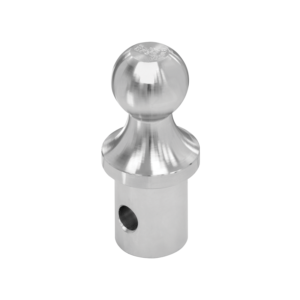 Replacement Remov-A-Ball hitch ball, high strength, zinc plated, rated 30,000 lbs