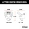 CURT OEM Puck System Gooseneck Safety Chain Anchors CURT gooseneck safety chain anchors for Ram pickups with puck system.