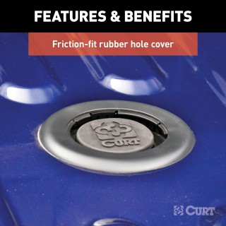 CURT OEM Puck System Gooseneck Ball and Safety Chain Kit CURT OEM puck gooseneck ball and safety chain kit for Ram trucks, designed for 30K towing.