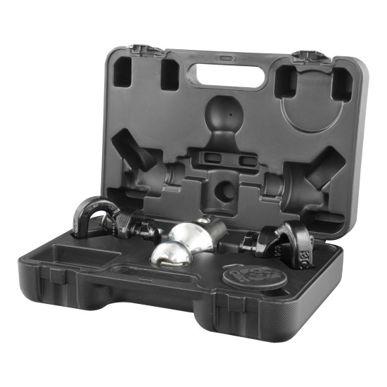 CURT OEM Puck System Gooseneck Ball and Safety Chain Kit CURT OEM puck gooseneck ball and safety chain kit for Ram trucks, designed for 30K towing.