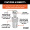 CURT OEM Puck System Gooseneck Ball for Various Pickup Trucks CURT OEM puck system gooseneck ball with chrome finish, compatible with certain pickups.