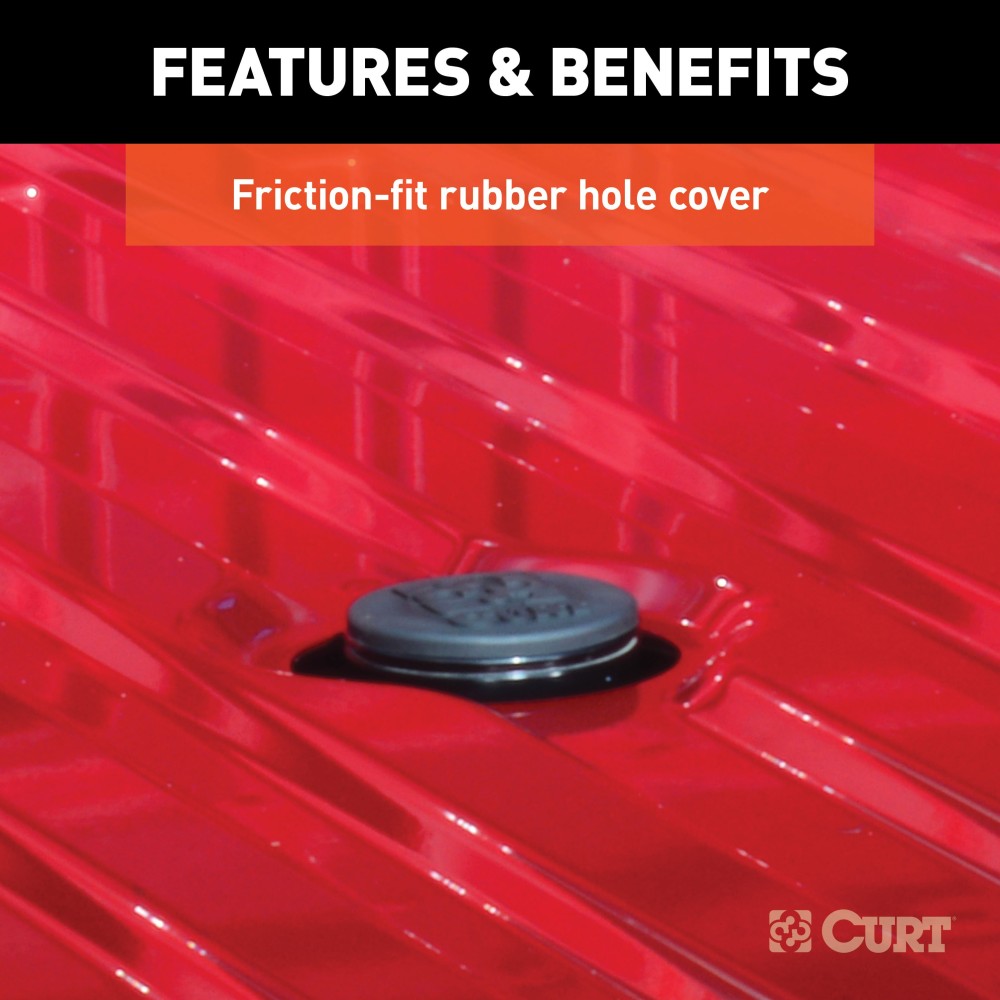 CURT OEM Puck System 38K Gooseneck Ball & Safety Chain Kit CURT 38K gooseneck ball and safety chain anchors for puck system equipped trucks