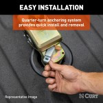 CURT Multi-Fit OEM Puck System Gooseneck Ball with 4 Inch Offset CURT gooseneck ball with 4 inch offset for multi-fit OEM puck system on trucks