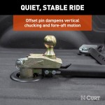 CURT Multi-Fit OEM Puck System Gooseneck Ball with 4 Inch Offset CURT gooseneck ball with 4 inch offset for multi-fit OEM puck system on trucks