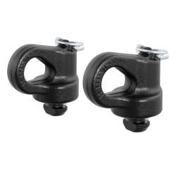 CURT OEM Puck System Gooseneck Safety Chain Anchors for Silverado Sierra F-250 F-350 30K 60691