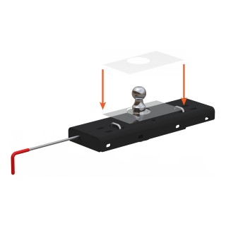 CURT 8-mil Polyurethane Gooseneck Hitch Isolator Film CURT gooseneck hitch isolator film protects aluminum surfaces from corrosion