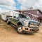 CURT Folding Ball Gooseneck Hitch with Innovative Design CURT folding ball gooseneck hitch installed on truck, showcasing fold-down design and chrome-plated ball.
