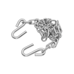 Draw-Tite Safety Chains - 72 Inch, 2000 lbs Capacity, Zinc Finish Draw-Tite safety chains, 72 inches long, capable of 2000 lbs capacity, with zinc finish and S-Hooks