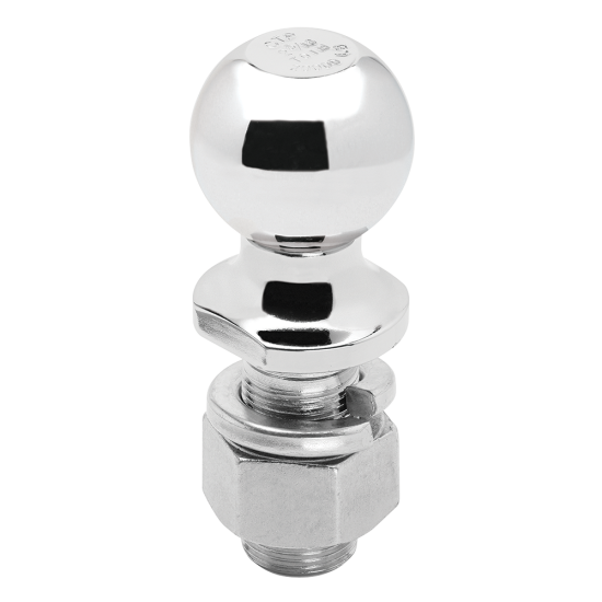 Draw-Tite Hitch Ball for Secure Towing Up to 25,000 lbs Draw-Tite hitch ball with chrome finish, supporting up to 25,000 pounds, 2-5/16 inch ball diameter
