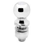 Draw-Tite Chrome Hitch Ball with 7500 lbs Capacity Draw-Tite chrome hitch ball with 2 inch diameter and 7500 lbs capacity