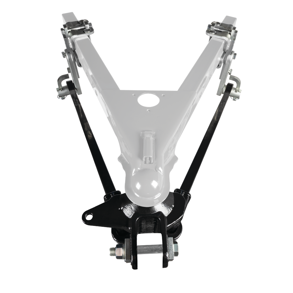 Dual Cam II Sway Control System ensuring trailer stays aligned behind tow vehicle
