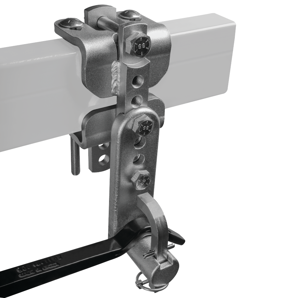 Dual Cam II Sway Control System ensuring trailer stays aligned behind tow vehicle