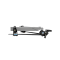 No Drill Hitch Bar with Integrated Sway Control Hitch bar with no drill installation and integrated sway control for trailer frames