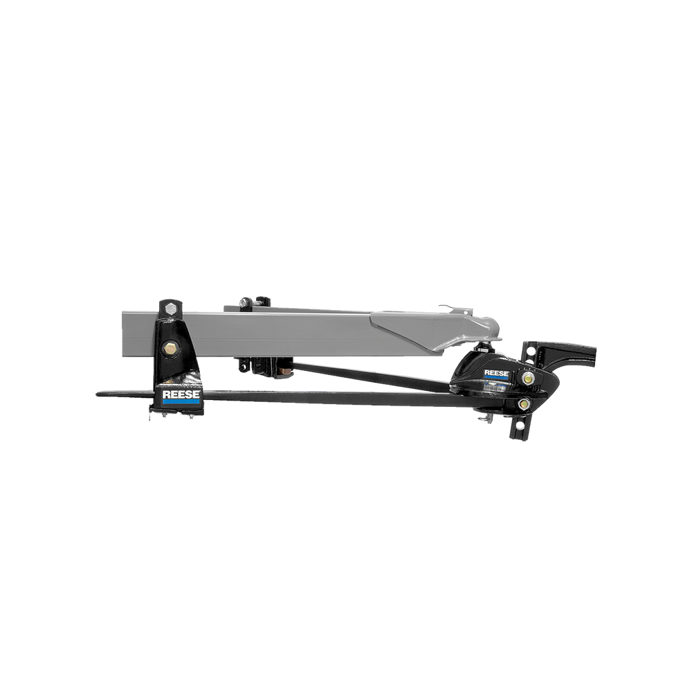 Trailer Hitch with Integrated Sway Control for 7 Inch Frames Trailer hitch with no drill installation and sway control, fits 7 inch frames, 2 inch hitch receiver