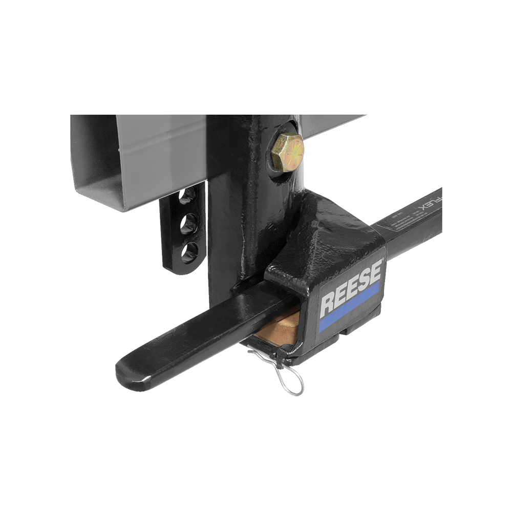 Trailer Hitch with Integrated Sway Control for 7 Inch Frames Trailer hitch with no drill installation and sway control, fits 7 inch frames, 2 inch hitch receiver