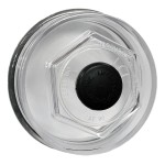 Replacement Oil Cap for Lippert 8,000 lb Axles Clear oil cap for 8,000 lb Lippert axle allowing visual oil inspection