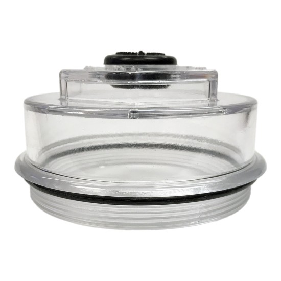 Replacement Oil Cap for Lippert 8,000 lb Axles Clear oil cap for 8,000 lb Lippert axle allowing visual oil inspection