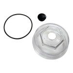 Replacement Oil Cap for Lippert 8,000 lb Axles Clear oil cap for 8,000 lb Lippert axle allowing visual oil inspection