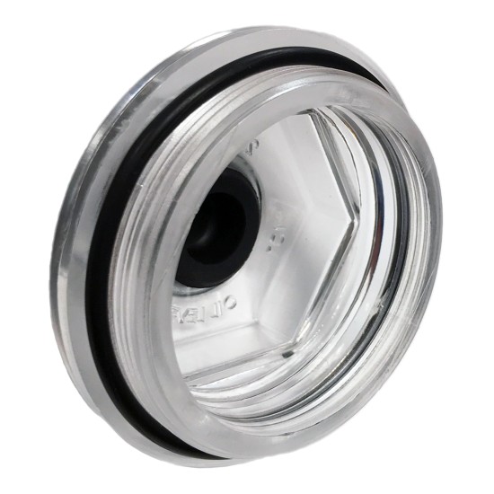 Replacement Oil and Dust Cap for Lippert Axle Assemblies Replacement oil and dust cap designed for Lippert 8000 lbs axle assemblies