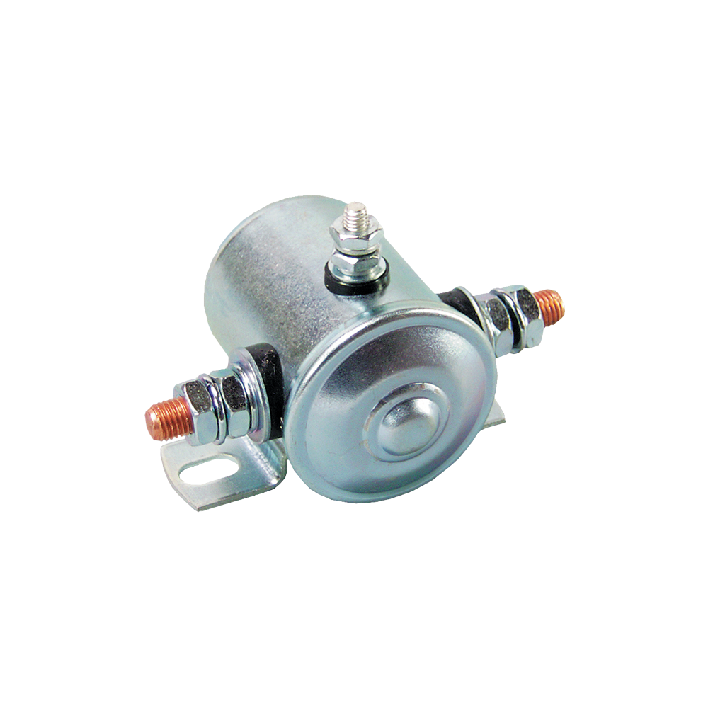 Cadmium plated isolator featuring terminal nuts and lock-washers for battery isolation