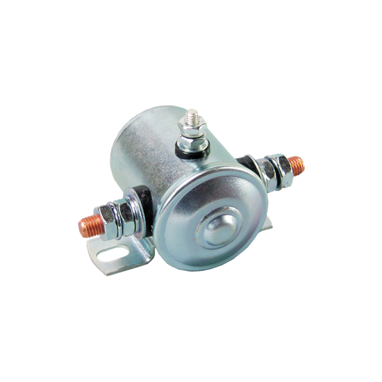 Cadmium plated isolator featuring terminal nuts and lock-washers for battery isolation
