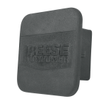 REESE receiver tube cover fitting 2 inch hitch, protects against debris and extends hitch life