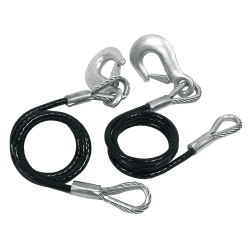 Reese Towpower Towing Safety Cable 5,000 lbs Capacity with Clevis Hooks 7007500