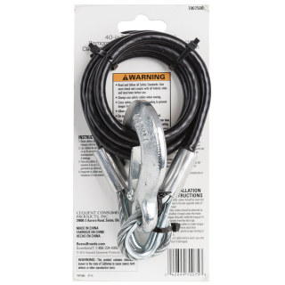 REESE Safety Chains - 5000 lbs Capacity, Vinyl Coated, 40 Inch REESE safety chains with clevis hooks, 40 inch length, 5000 lbs capacity, vinyl coating