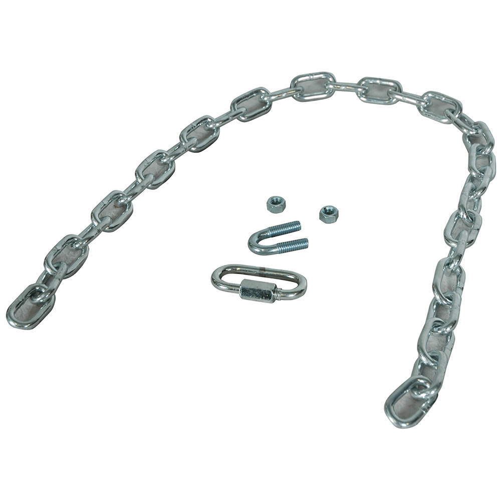 REESE Safety Chains - 36 Inch, 5000 lbs Capacity, Zinc Finish REESE safety chains with 36-in length and 5000 lbs capacity, zinc finish