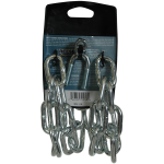 REESE Safety Chains - 36 Inch, 5000 lbs Capacity, Zinc Finish REESE safety chains with 36-in length and 5000 lbs capacity, zinc finish